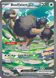 Bouffalant ex — SV: White Flare #170/086