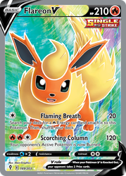 Flareon V (Full Art) — SWSH07: Evolving Skies #169/203