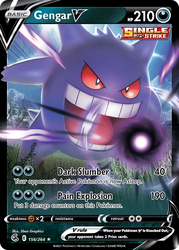 Gengar V — SWSH08: Fusion Strike #156/264