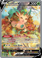 Leafeon V (Alternate Full Art) — SWSH07: Evolving Skies #167/203