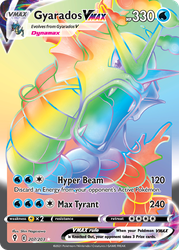 Gyarados VMAX (Secret) — SWSH07: Evolving Skies #207/203