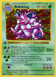 Nidoking — Base Set #011/102