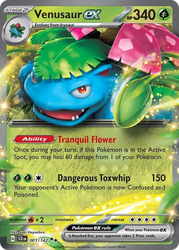 Venusaur ex — SV07: Stellar Crown #001/142