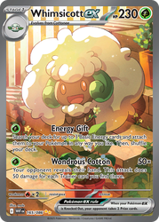 Whimsicott ex — SV: White Flare #165/086