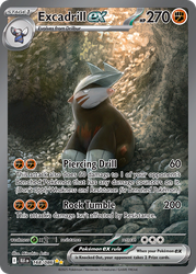 Excadrill ex — SV: Black Bolt #168/086