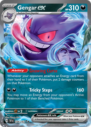 Gengar ex — SV05: Temporal Forces #104/162