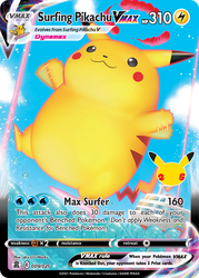 Surfing Pikachu VMAX — Celebrations #009/025