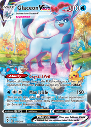 Glaceon VMAX (Alternate Art Secret) — SWSH07: Evolving Skies #209/203