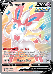Sylveon V (Full Art) — SWSH07: Evolving Skies #183/203