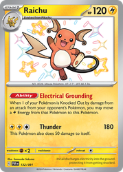 Raichu — SV: Paldean Fates #132/091