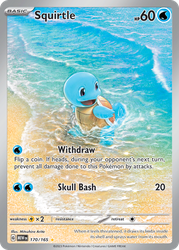 Squirtle — SV: Scarlet & Violet 151 #170/165