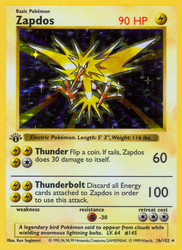 Zapdos — Base Set #016/102