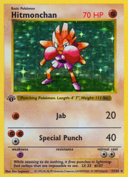 Hitmonchan — Base Set (Shadowless) #007/102