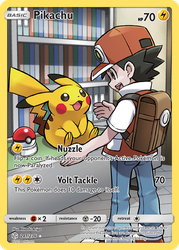 Pikachu (Secret) — SM - Cosmic Eclipse #241/236