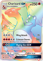 Charizard GX (Secret) — SM - Burning Shadows #150/147