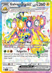 Galvantula ex — SV07: Stellar Crown #159/142