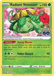Radiant Venusaur — Pokemon GO #004/078