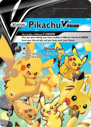 Pikachu V-Union — SWSH: Sword & Shield Promo Cards #SWSH139