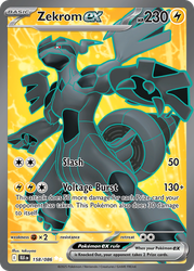 Zekrom ex — SV: Black Bolt #158/086