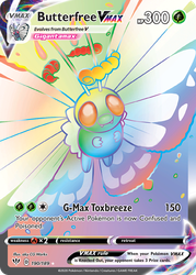 Butterfree VMAX (Secret) — SWSH03: Darkness Ablaze #190/189