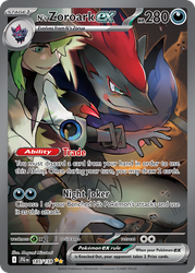 N's Zoroark ex — SV09: Journey Together #185/159