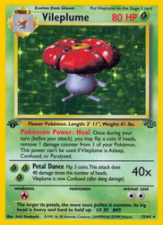 Vileplume (15) — Jungle #15/64