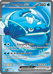 Dondozo ex — SV10: Destined Rivals #211/182