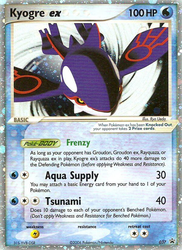 Kyogre ex — Nintendo Promos #037