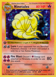 Ninetales — Base Set #012/102