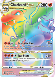 Charizard VSTAR (Secret) — SWSH09: Brilliant Stars #174/172