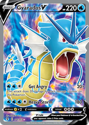 Gyarados V (Full Art) — SWSH07: Evolving Skies #171/203