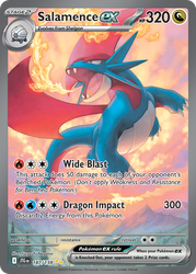Salamence ex — SV09: Journey Together #187/159