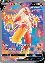 Blaziken V (Full Art) — SWSH06: Chilling Reign #161/198