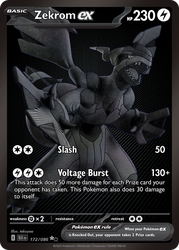 Zekrom ex — SV: Black Bolt #172/086