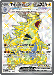 Tyranitar ex — SV03: Obsidian Flames #211/197