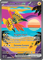 Tapu Koko ex — SV04: Paradox Rift #247/182