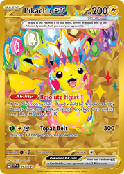 Pikachu ex — SV08: Surging Sparks #247/191