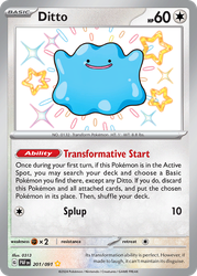 Ditto — SV: Paldean Fates #201/091