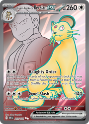 Team Rocket's Persian ex — SV10: Destined Rivals #219/182