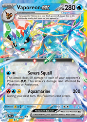 Vaporeon ex — SV: Prismatic Evolutions #023/131