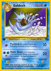 Golduck — Fossil #35/62