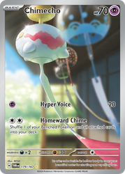 Chimecho — SV06: Twilight Masquerade #179/167