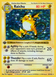 Raichu — Base Set #014/102