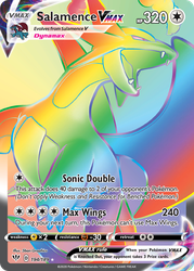 Salamence VMAX (Secret) — SWSH03: Darkness Ablaze #194/189