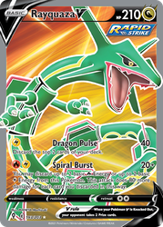 Rayquaza V (Full Art) — SWSH07: Evolving Skies #193/203