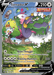 Tornadus V (Alternate Full Art) — SWSH06: Chilling Reign #185/198