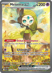Meloetta ex — SV: Black Bolt #167/086