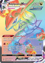 Rayquaza VMAX (Secret) — SWSH07: Evolving Skies #217/203