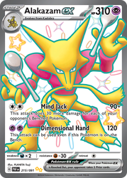 Alakazam ex — SV: Paldean Fates #215/091