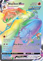 Blaziken VMAX (Secret) — SWSH06: Chilling Reign #200/198